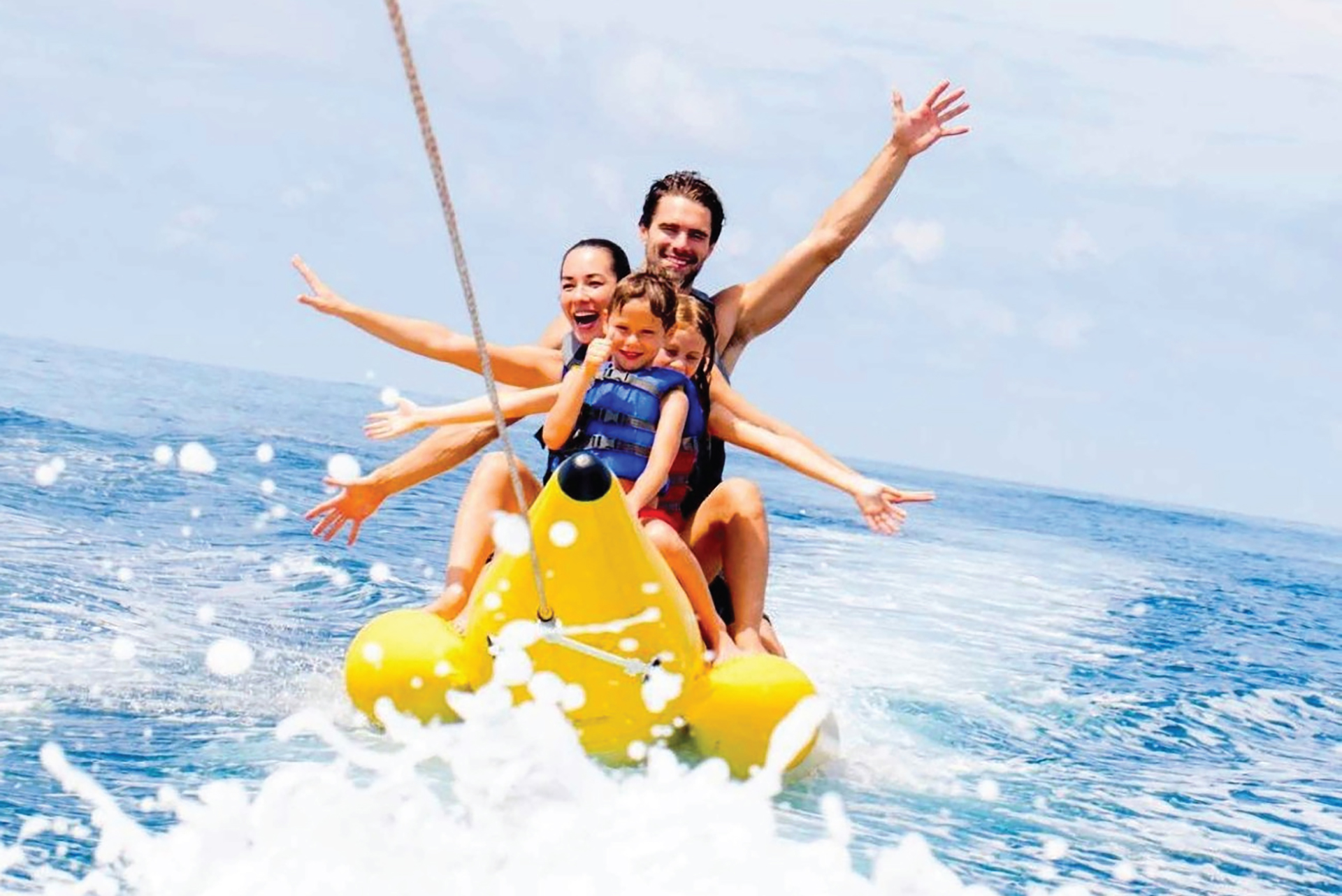Banana Boat Ride - premium hero banner